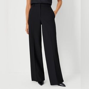 Ann Taylor Petite Wide Leg Pant in Seasonless Stretch
